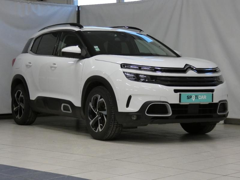 Citroen C5 Aircross BlueHDi 130ch S&S Feel Diesel Blanc Nacré - Toit Noir Perla Nera Occasion à vendre
