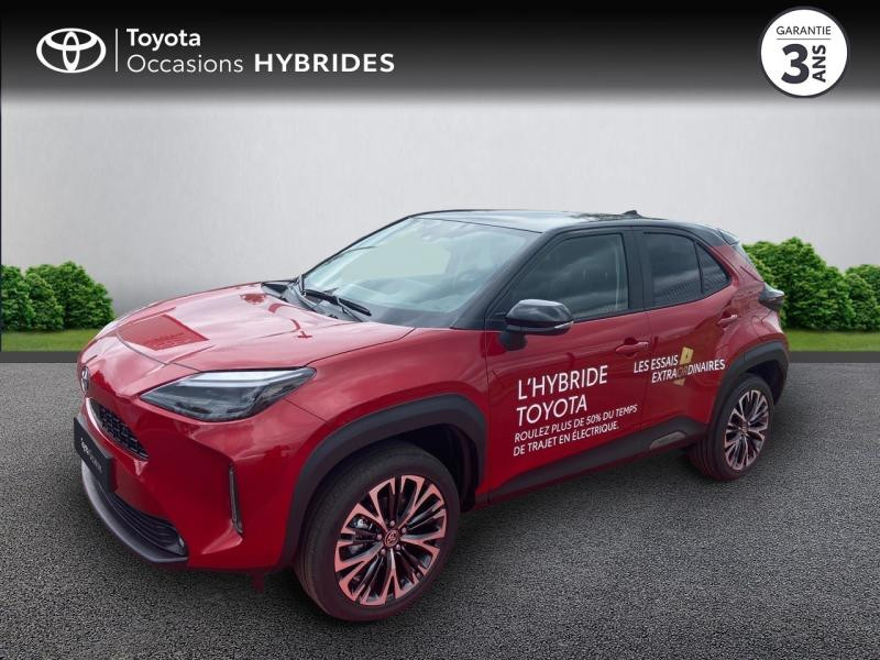 Toyota Yaris Cross 116h Collection MY22 Hybride : Essence/Electrique Rouge Intense/Toit Noir Occasion à vendre