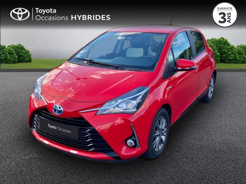 Toyota Yaris 100h Dynamic 5p MY19 Hybride Rouge Chilien Occasion à vendre