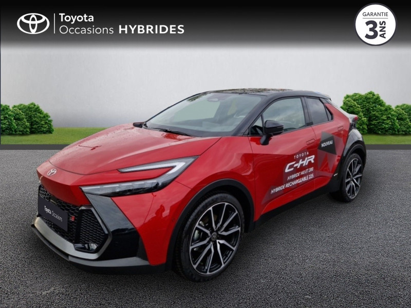 Toyota C-HR 2.0 200ch GR Sport Premiere AWD-i Hybride Rouge Intense métallisé bi-ton Occasion à vendre