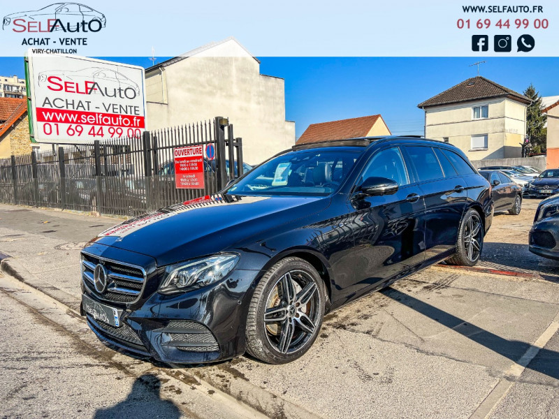 Mercedes-Benz CLASSE E BREAK 220 D 194CH SPORTLINE 9G-TRONIC Diesel NOIR Occasion à vendre