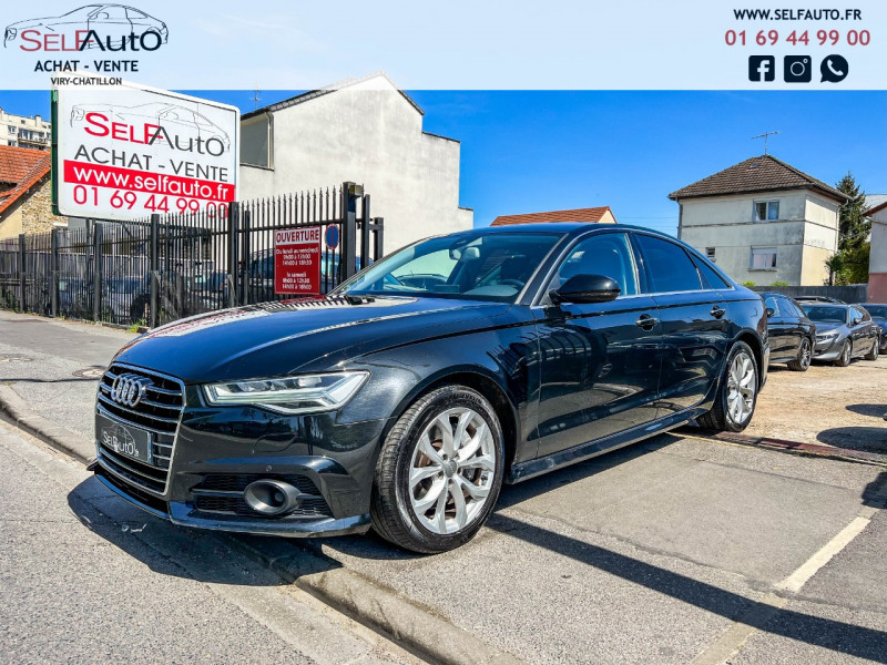 Audi A6 3.0 V6 TDI 218CH AMBITION LUXE QUATTRO S TRONIC 7 Diesel NOIR Occasion à vendre
