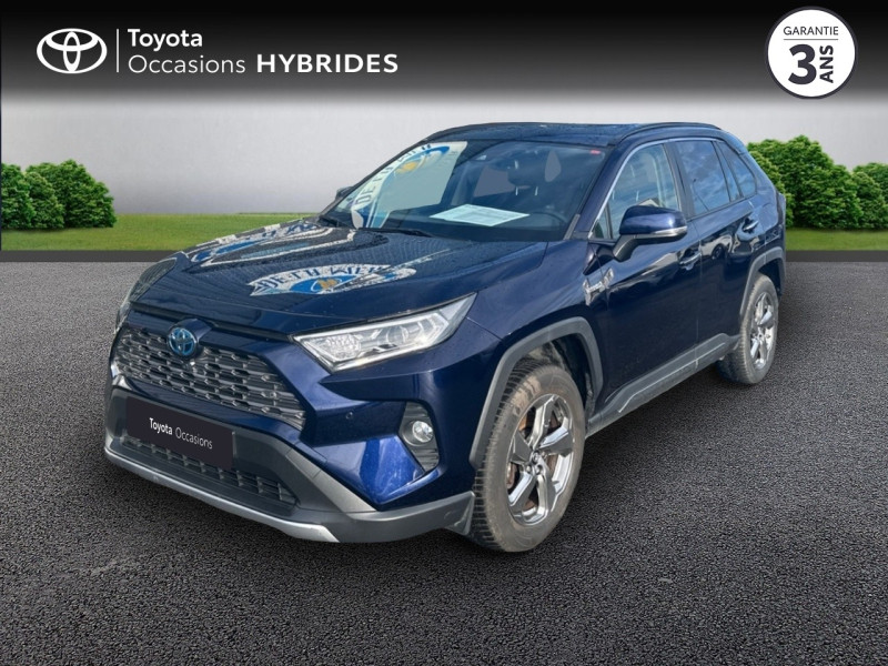 Toyota RAV4 Hybride 218ch Lounge 2WD Hybride Bleu de Prusse métallisé Occasion à vendre