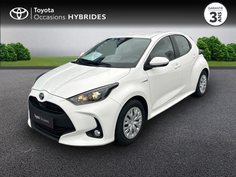 Toyota Yaris 116h Dynamic Business 5p + Stage Hybrid Academy MY21 Hybride Blanc Pur Occasion à vendre