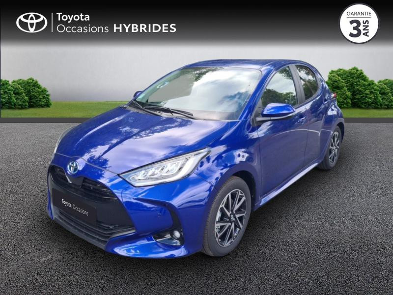 Toyota Yaris 116h  Design 5p MY22 Hybride Bleu Kyanite (M) Occasion à vendre