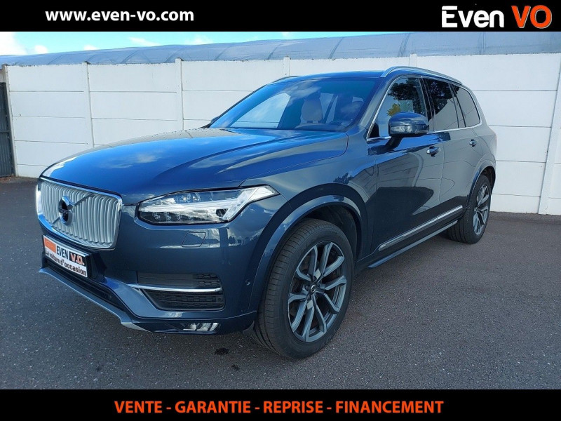 Volvo XC90 D4 190CH INSCRIPTION GEARTRONIC 7 PLACES Diesel BLEU  Occasion à vendre