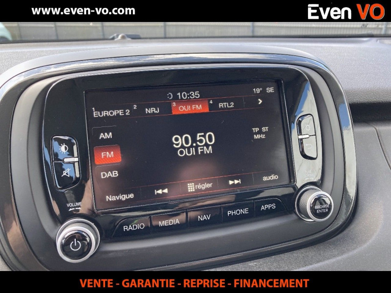 Photo 9 de l'offre de FIAT 500X 1.6 MULTIJET 16V 120CH S-DESIGN à 14000€ chez Even VO