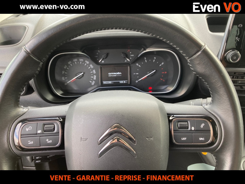 Photo 13 de l'offre de CITROEN BERLINGO M BLUEHDI 130CH S&S SHINE à 23500€ chez Even VO