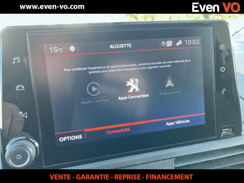 Photo 13 de l'offre de PEUGEOT PARTNER STANDARD 650KG BLUEHDI 100CH S&S BVM5 ASPHALT à 17500€ chez Even VO