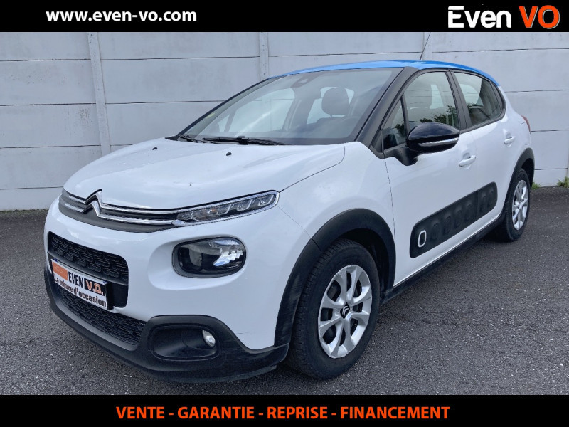 Citroen C3 BLUEHDI 100CH FEEL BUSINESS S&S E6.D-TEMP Diesel BLANC Occasion à vendre