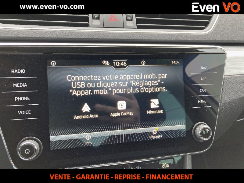 Photo 10 de l'offre de SKODA SUPERB COMBI 2.0 TDI 150CH SCR BUSINESS DSG7 à 34000€ chez Even VO