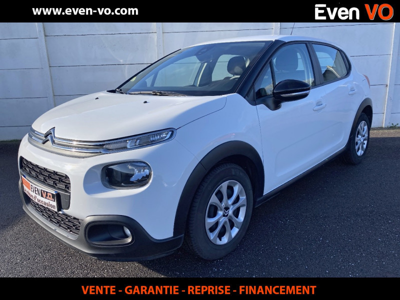 Citroen C3 STE 1.5 BLUEHDI 100CH S&S FEEL Diesel BLANC Occasion à vendre