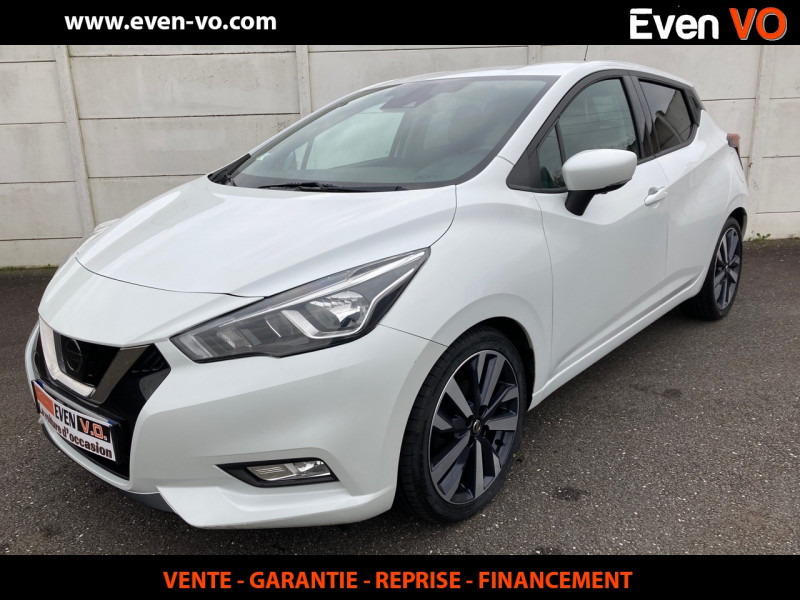 Nissan MICRA 0.9 IG-T 90CH TEKNA Essence BLANC Occasion à vendre