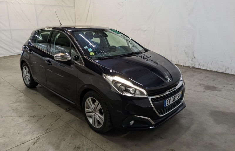 Peugeot 208 1.6 BLUEHDI 100CH ALLURE BUSINESS S&S 5P Diesel BLEU Occasion à vendre