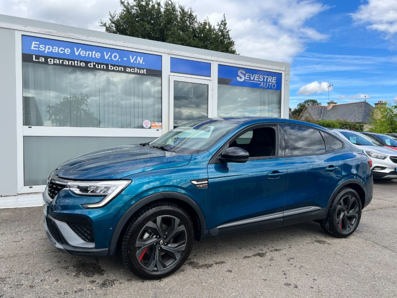 Renault ARKANA 1.6 E-TECH 145CH RS LINE -21B Hybride BLEU CLAIR Occasion à vendre