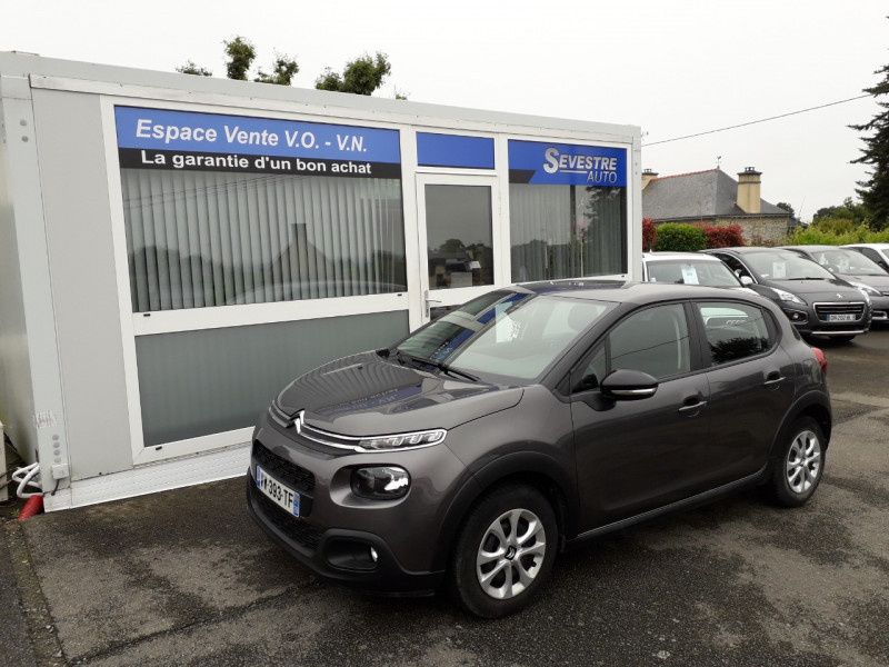 Citroen C3 PURETECH 82CH FEEL S&S E6.D Essence GRIS FONCE Occasion à vendre