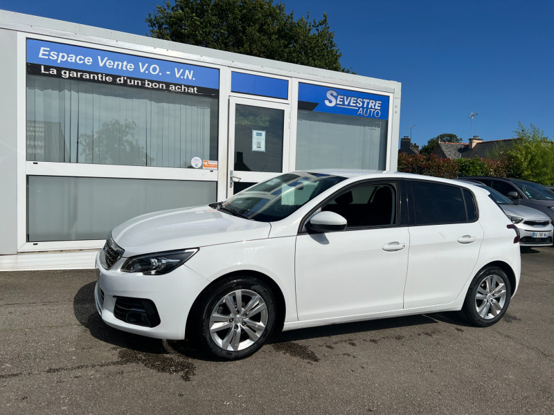 Peugeot 308 1.2 PURETECH 110CH E6.C S&S ACTIVE (COURROIE CHANGEE) Essence BLANC Occasion à vendre