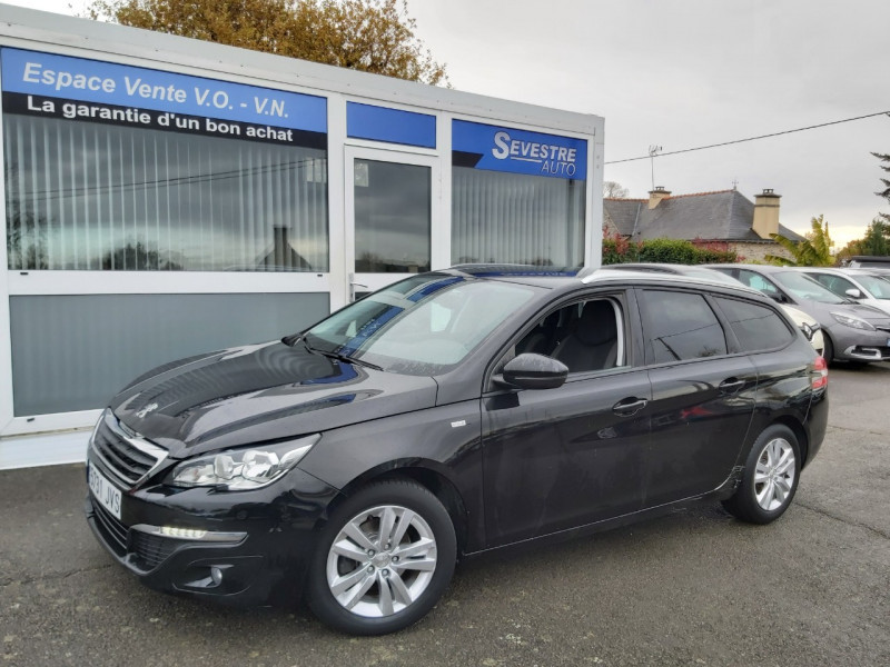 Peugeot 308 SW 1.2 PURETECH 110CH STYLE S&S (COURROIE CHANGEE) Essence NOIR Occasion à vendre