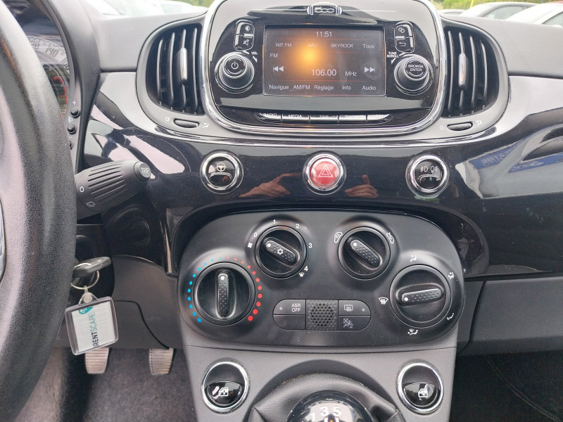 Photo 7 de l'offre de FIAT 500 1.2 8V 69CH ECO PACK LOUNGE à 7490€ chez Sevestre Automobiles