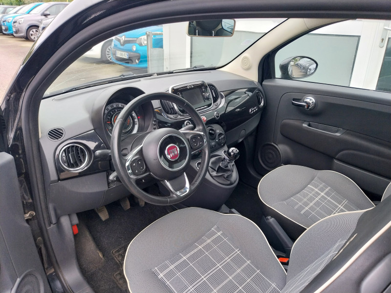 Photo 5 de l'offre de FIAT 500 1.2 8V 69CH ECO PACK LOUNGE à 7490€ chez Sevestre Automobiles