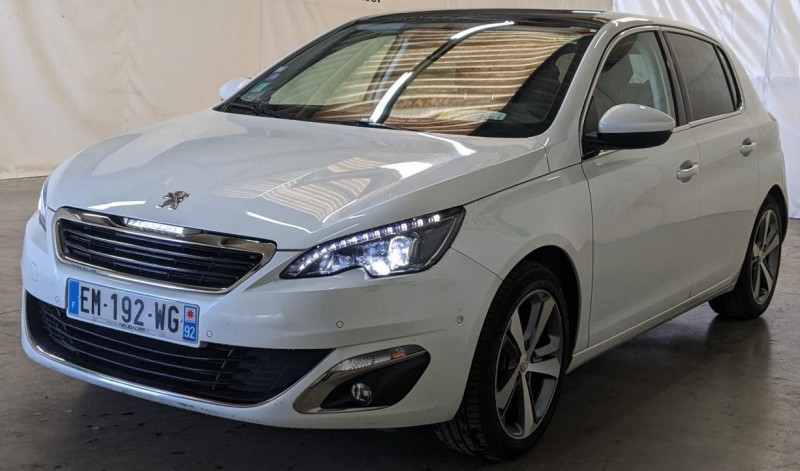 Peugeot 308 1.2 PURETECH 130CH FELINE S&S EAT6 5P (COURROIE CHANGEE) Essence BLANC Occasion à vendre