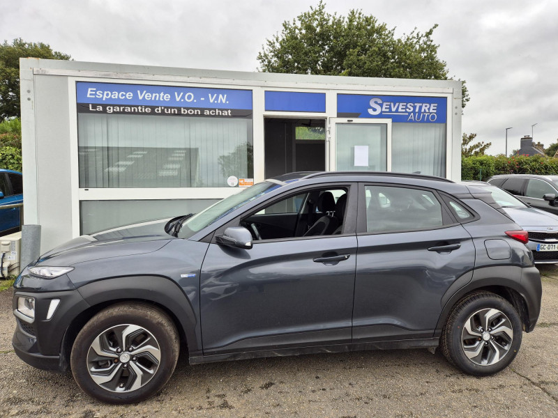 Hyundai KONA 1.6 GDI 141CH HYBRID BUSINESS DCT-6 Hybride GRIS FONCE Occasion à vendre