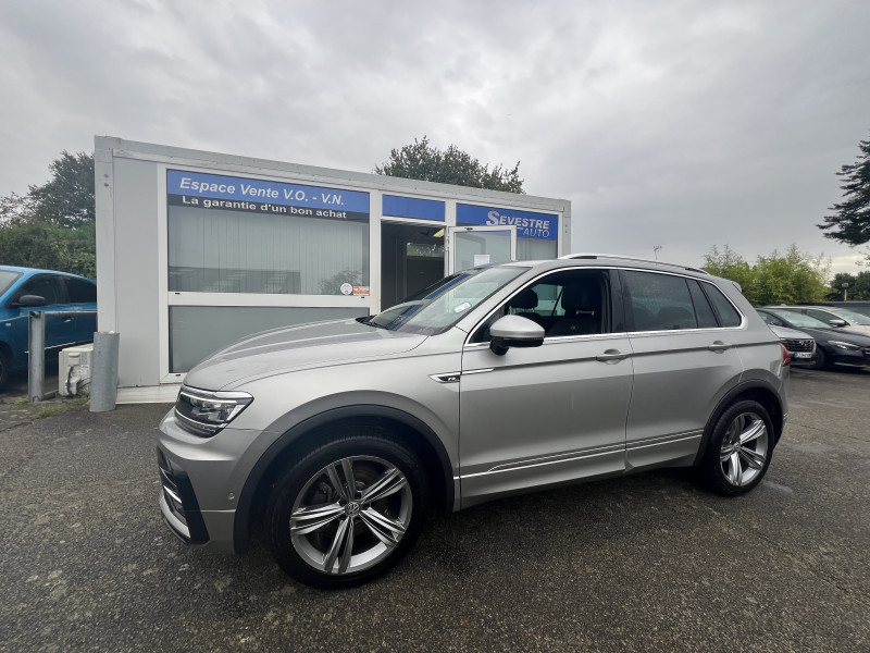 Volkswagen TIGUAN 2.0 TDI 190CH BLUEMOTION TECHNOLOGY CARAT 4MOTION DSG7 Diesel GRIS Occasion à vendre