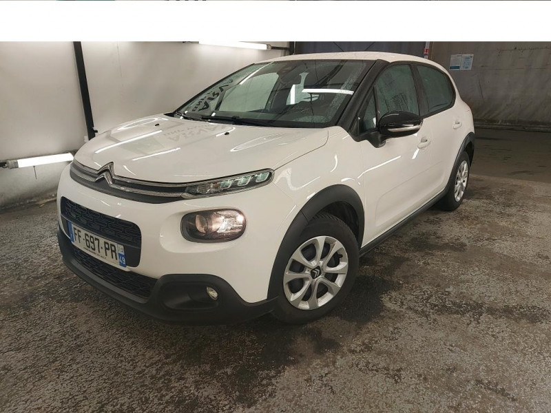 Citroen C3 BLUEHDI 100CH FEEL S&S E6.D-TEMP BVM5 Diesel BLANC Occasion à vendre