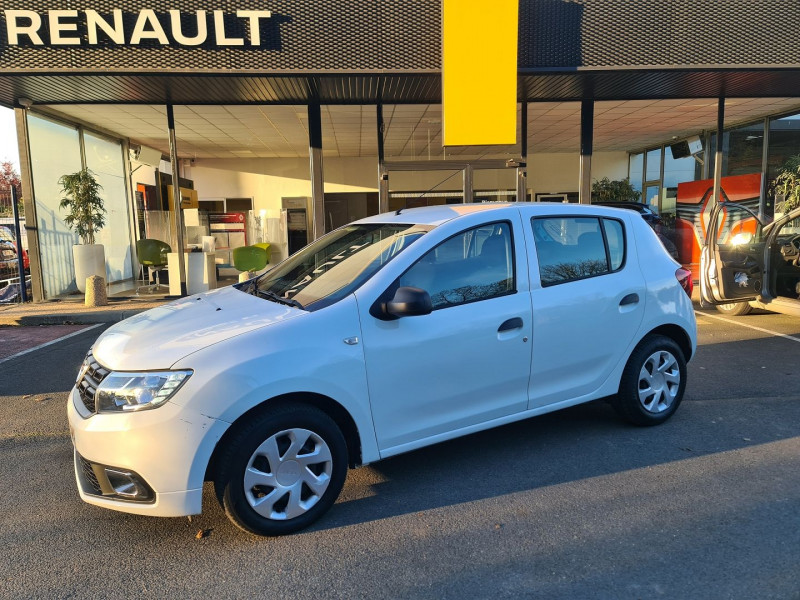 Dacia SANDERO 0.9 TCE 90 CH AMBIANCE Essence BLANC Occasion à vendre