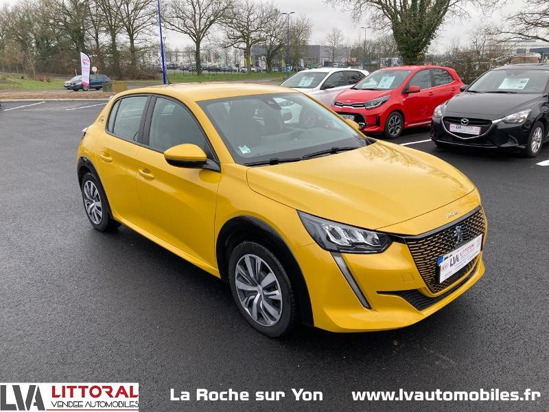 Peugeot 208 e-208 136ch Active Electrique JAUNE FARO Occasion à vendre