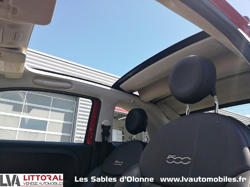 Photo 14 de l'offre de FIAT 500C 1.2 8v 69ch Club à 14990€ chez Littoral Vendée Automobiles Le Château D’Olonne