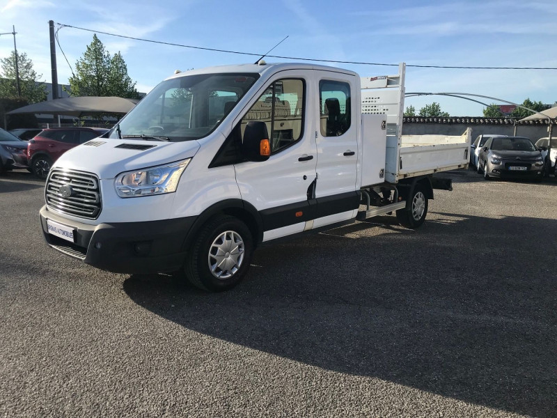 Photo 3 de l'offre de FORD TRANSIT 2T CCB RJ 350 L3 2.0 TDCI 130CH DOUBLE CABINE BENNE AMBIENTE à 23880€ chez Brignais automobiles