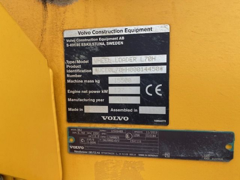 Photo 3 de l'offre de VOLVO CHARGEUSE A PNEUS L70H à 158400€ chez Brignais automobiles