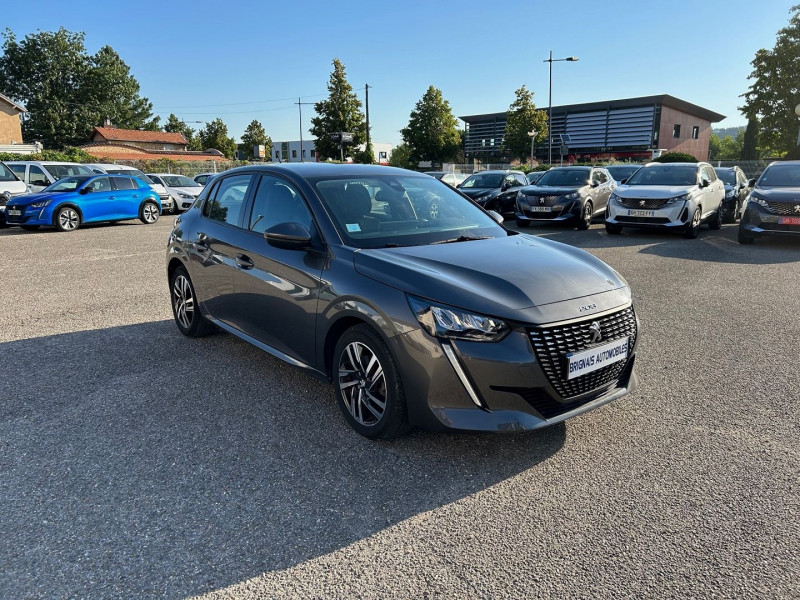 Peugeot 208 1.2 PURETECH 100CH S&S ALLURE EAT8 Essence GRIS F Occasion à vendre