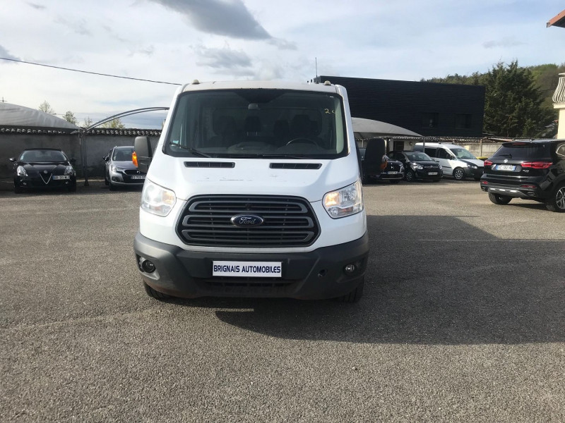 Ford TRANSIT 2T CCB 350 L3 2.0 TDCI 130CH DOUBLE CABINE BENNE AMBIENTE Diesel BLANC Occasion à vendre