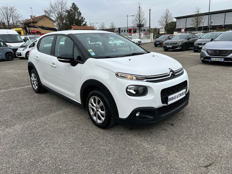 Citroen C3 STE 1.5 BLUEHDI 100CH S&S BVM 6 FEEL NAV Diesel BLANC Occasion à vendre