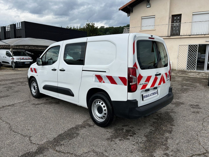 Photo 4 de l'offre de CITROEN BERLINGO VAN XL 850KG BLUEHDI 100 S&S CABINE APPROFONDIE CONTROL BVM5 à 21480€ chez Brignais automobiles