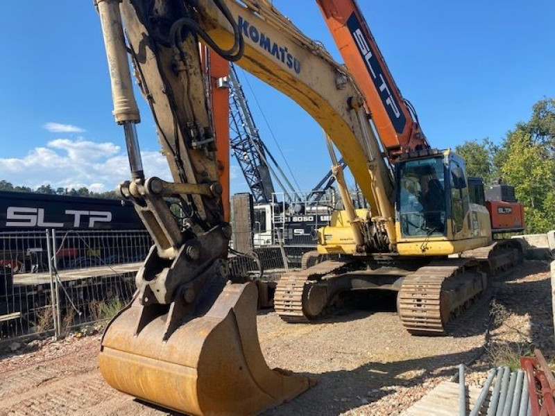 Komatsu PELLE A CHENILLES PC 350 NLC-8  JAUNE Occasion à vendre