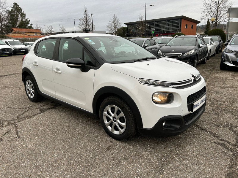 Citroen C3 BLUEHDI 75CH FEEL S&S Diesel BLANC Occasion à vendre