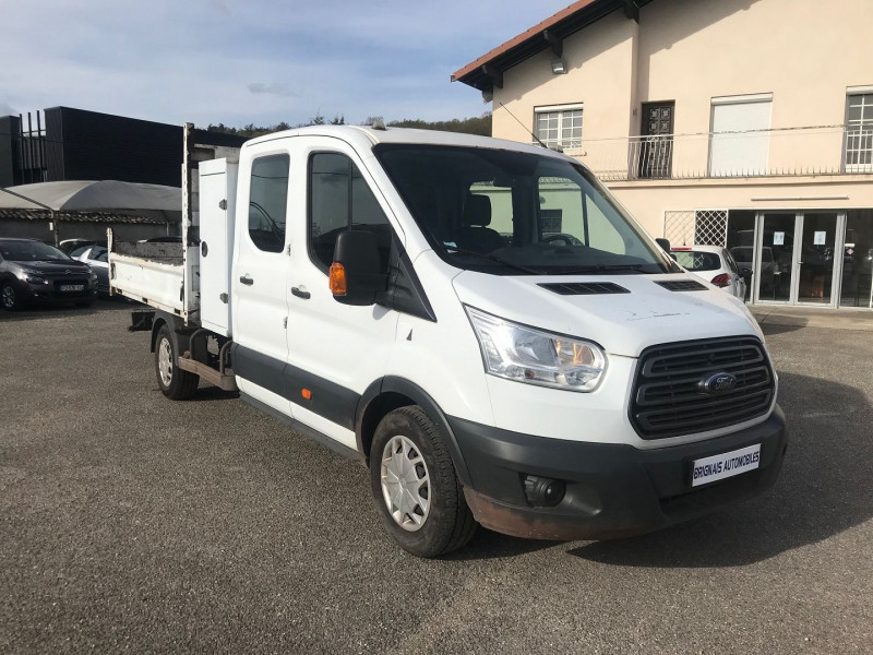 Photo 2 de l'offre de FORD TRANSIT 2T CCB 350 L3 2.0 TDCI 130CH DOUBLE CABINE BENNE AMBIENTE à 23880€ chez Brignais automobiles