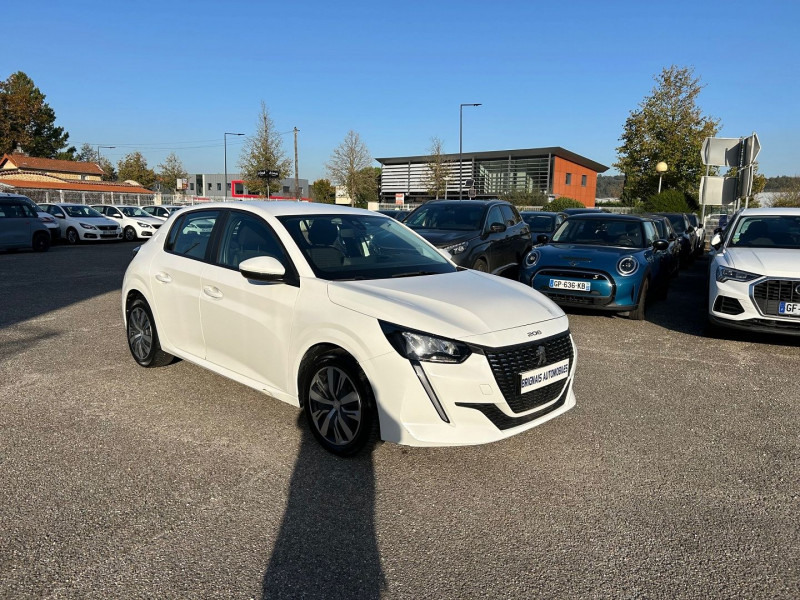 Peugeot 208 1.5 BLUEHDI 100CH S&S ACTIVE Diesel BLANC Occasion à vendre