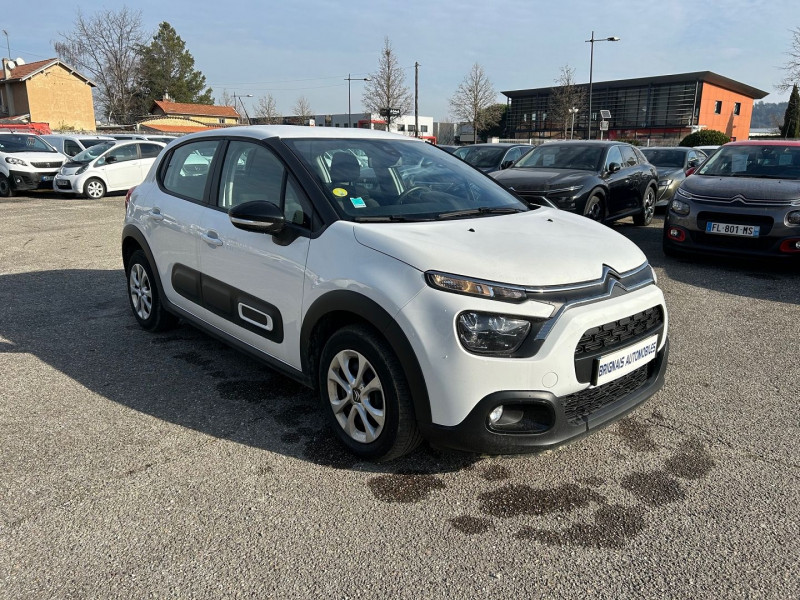 Citroen C3 STE 1.5 BLUEHDI 100CH S&S BVM 6 FEEL NAV Diesel BLANC Occasion à vendre