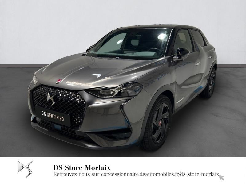 Ds DS 3 Crossback PureTech 130ch Performance Line + Automatique 7cv Essence Gris Platinium - Toit Noir Perla Nera Occasion à vendre