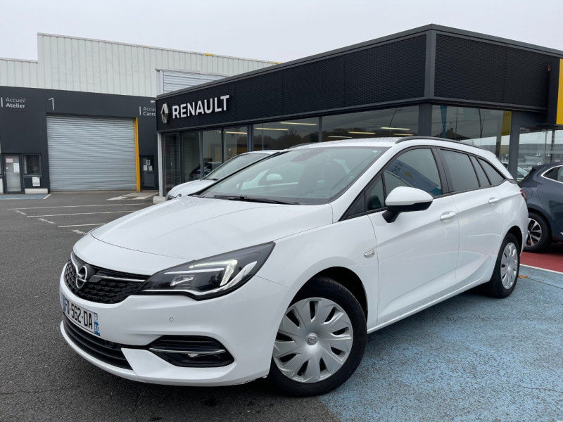 Opel ASTRA SPORTS TOURER 1.5 D 122CH EDITION BUSINESS Diesel BLANC Occasion à vendre