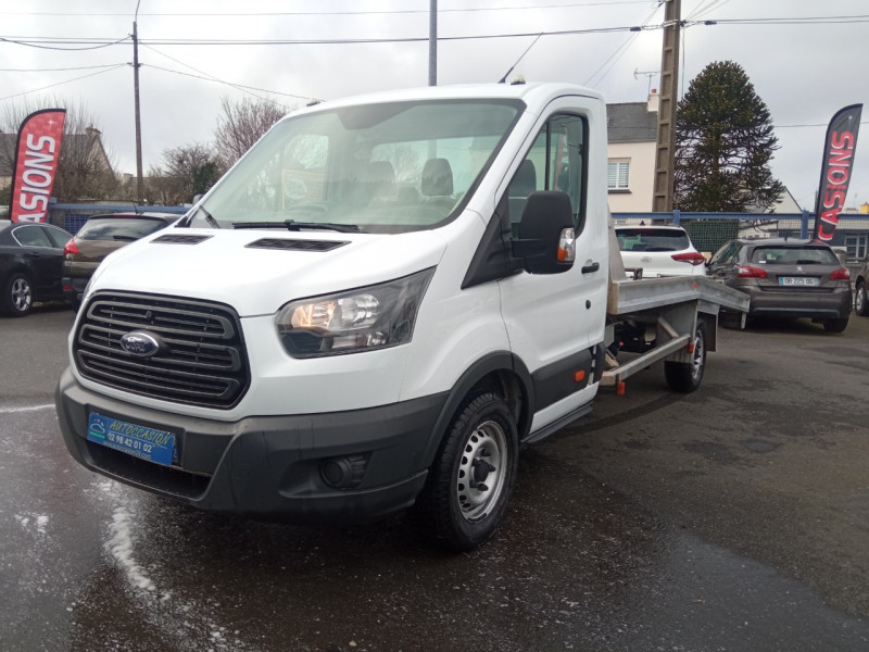 Ford TRANSIT 2.0 TDCI 130 AMBIENTE PORTE VOITURE DEPANNEUSE Diesel BLANC Occasion à vendre