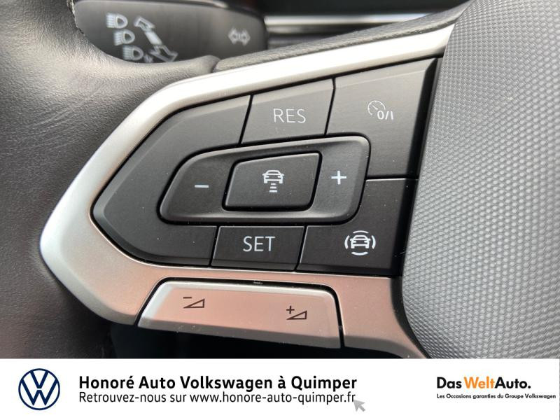 Photo 12 de l'offre de VOLKSWAGEN T-Cross 1.0 TSI 110ch Carat à 24390€ chez Honore Auto - Volkswagen Quimper