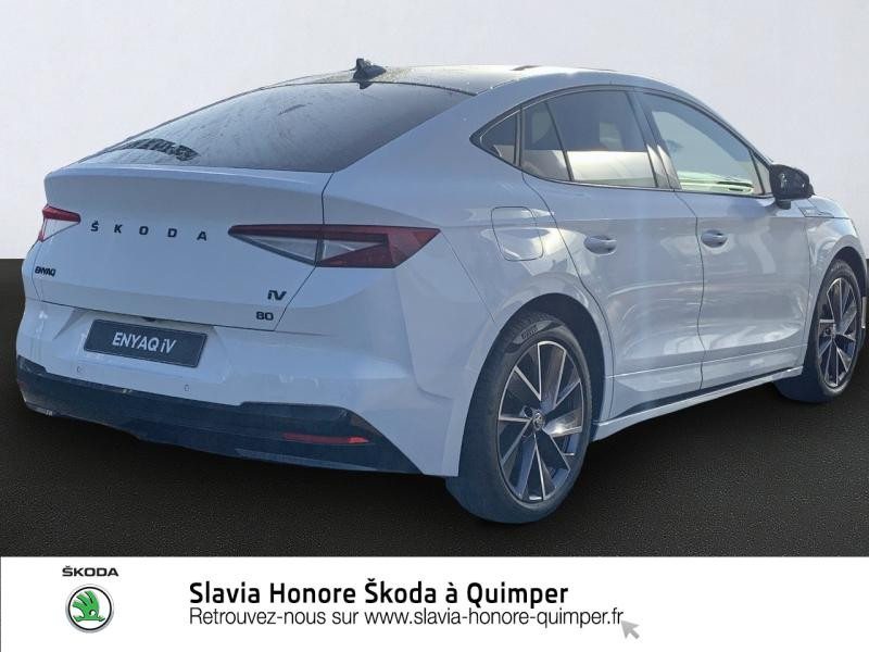 Photo 4 de l'offre de SKODA Enyaq Coupé iV Electrique 204ch Version 80 Sportline à 56990€ chez Honore Auto - Volkswagen Quimper