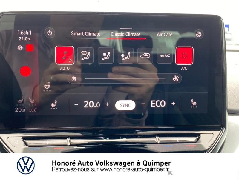 Photo 16 de l'offre de VOLKSWAGEN ID.4 77 kWh - 204ch Pro Performance Business à 41990€ chez Honore Auto - Volkswagen Quimper