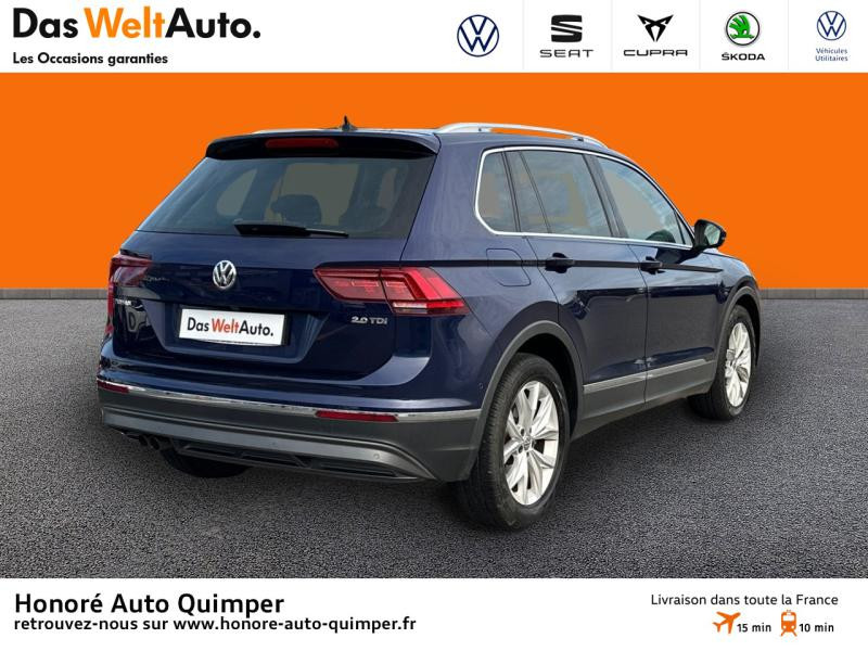 Photo 5 de l'offre de VOLKSWAGEN Tiguan 2.0 TDI 150ch BlueMotion Technology Carat à 23490€ chez Honore Auto - Volkswagen Quimper
