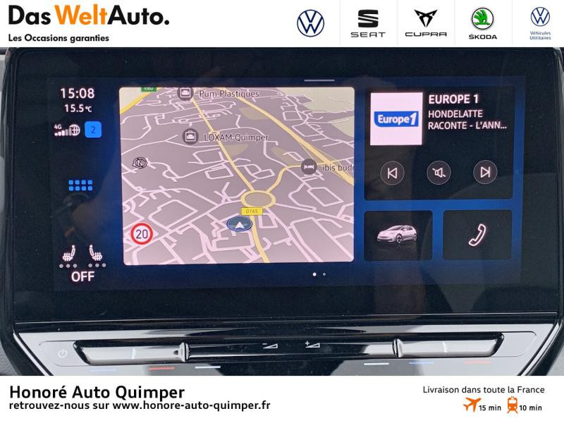 Photo 19 de l'offre de VOLKSWAGEN ID.3 58 kWh - 204ch Tech à 35990€ chez Honore Auto - Volkswagen Quimper